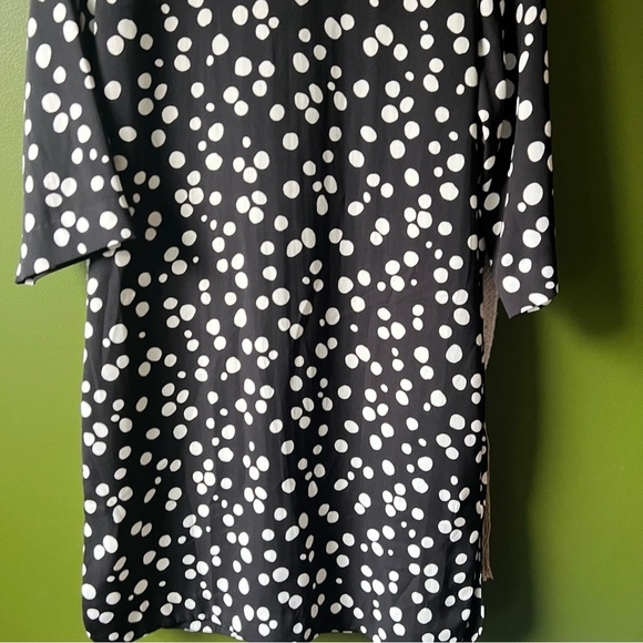 & Other Stories Black Polka Dot Sheath Dress size 6 - Picture 7 of 10